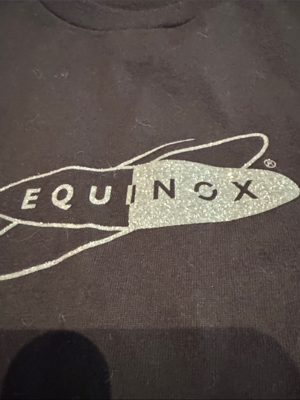 Girls size Large Equinox Black Logo Tee
